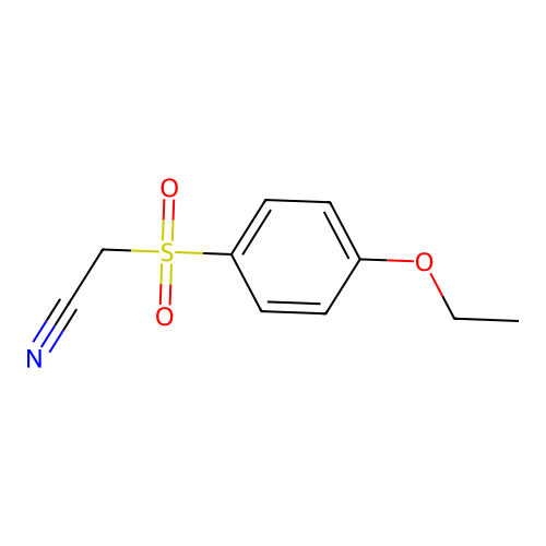 2-[(4-Ethoxyphenyl)sulfonyl]ethanenitrile structure