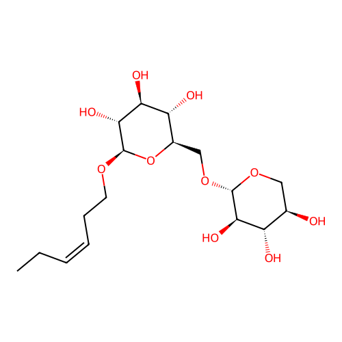 (Z)-3-Hexenyl beta-primeveroside structure