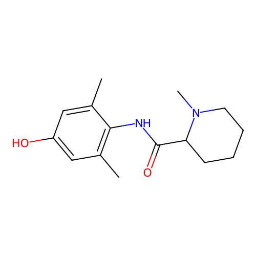 4'-Hydroxymepivacaine structure
