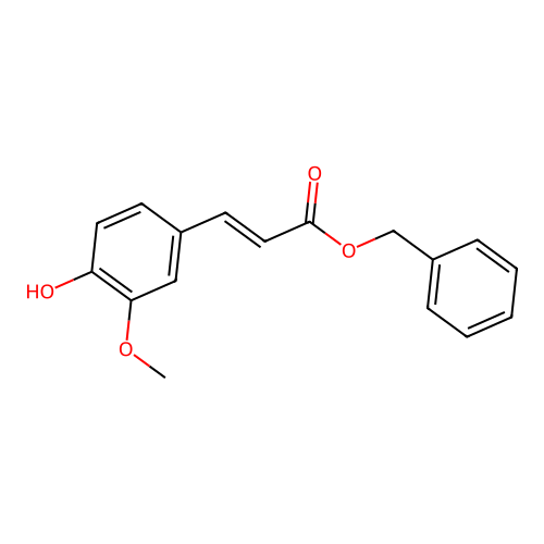 Benzyl ferulate structure