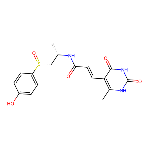 Phenol-alanine sparsomycin structure