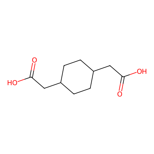 2-[4-(Carboxymethyl)cyclohexyl]acetic acid structure
