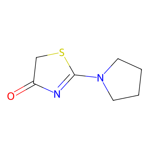 2-Pyrrolidin-1-yl-1,3-thiazol-4-one structure