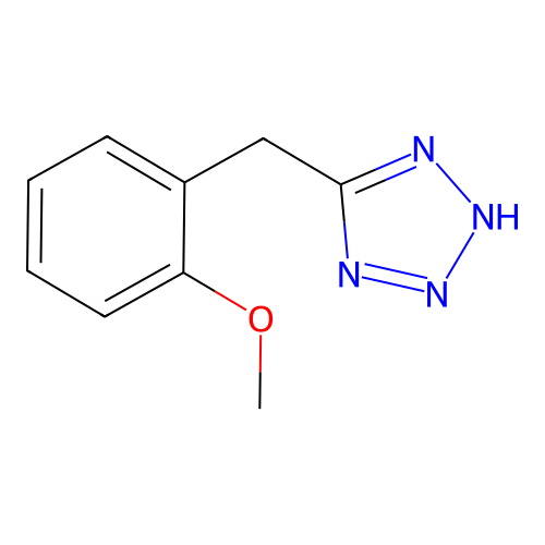 5-(2-methoxybenzyl)-1H-tetrazole structure