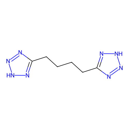 Tetramethylentetrazol structure