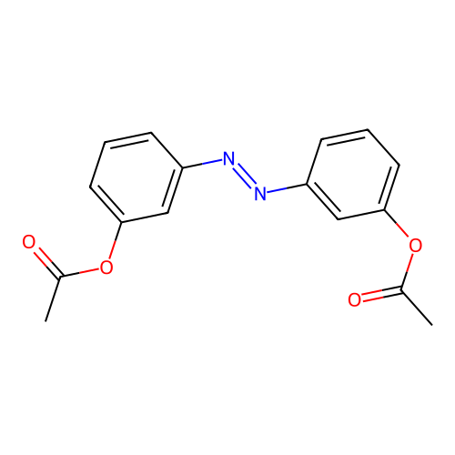 [3-[(3-Acetyloxyphenyl)diazenyl]phenyl] acetate structure