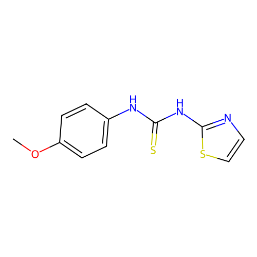 1-(4-Methoxyphenyl)-3-(1,3-thiazol-2-yl)thiourea structure