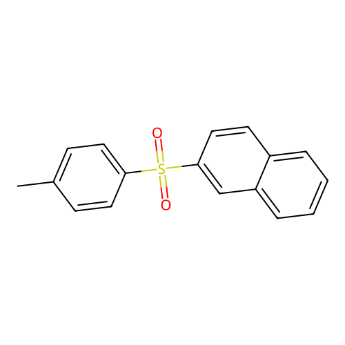 2-Naphthyl-p-tolyl sulfone structure