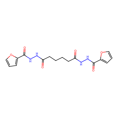 N'1,N'6-di(furan-2-carbonyl)adipohydrazide structure