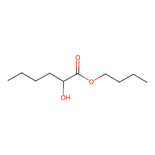 n-Butyl 2-hydroxy hexanoate structure