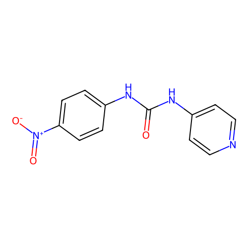 1-(4-Nitrophenyl)-3-pyridin-4-ylurea structure