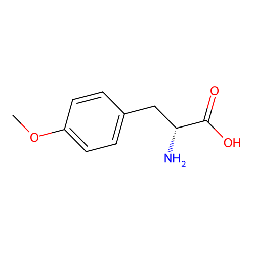 O-Methyl-D-tyrosine structure