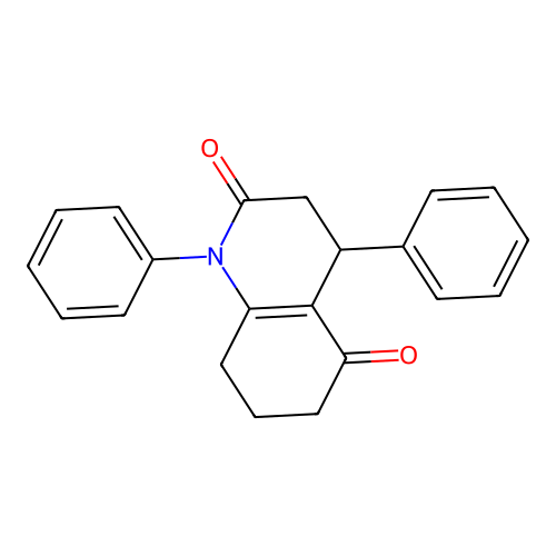 1,4-Diphenyl-3,4,7,8-tetrahydroquinoline-2,5(1H,6H)-dione structure
