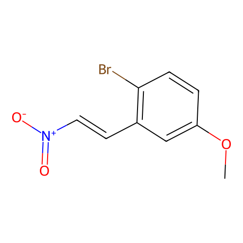 1-Bromo-4-methoxy-2-(2-nitroethenyl)benzene structure