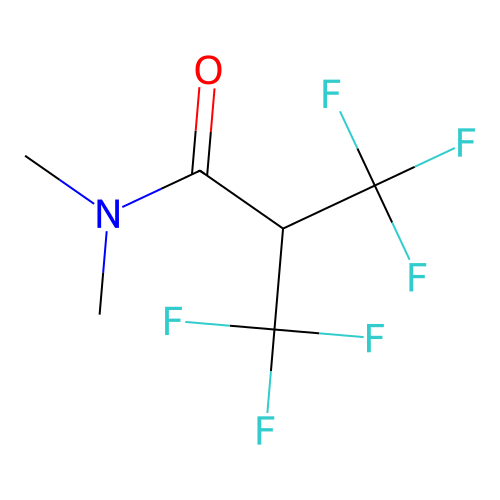 3,3,3-Trifluoro-N,N-dimethyl-2-(trifluoromethyl)propanamide structure
