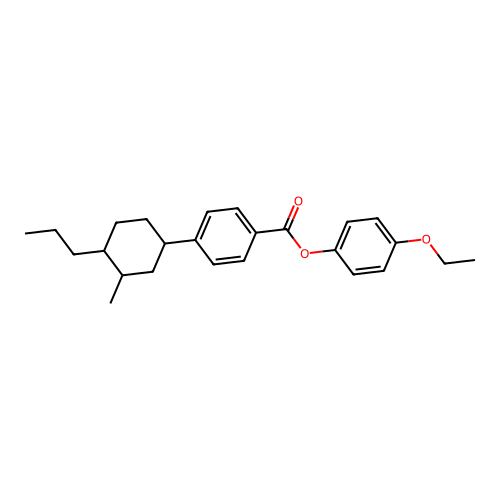 4-Ethoxyphenyl 4-(3-methyl-4-propylcyclohexyl)benzoate structure