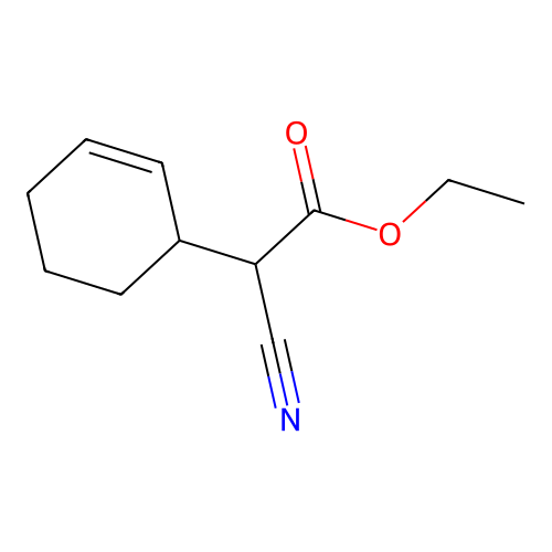 Ethyl 2-cyano-2-cyclohex-2-en-1-ylacetate structure