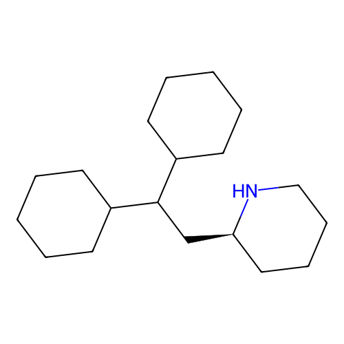 Perhexiline, (S)- structure