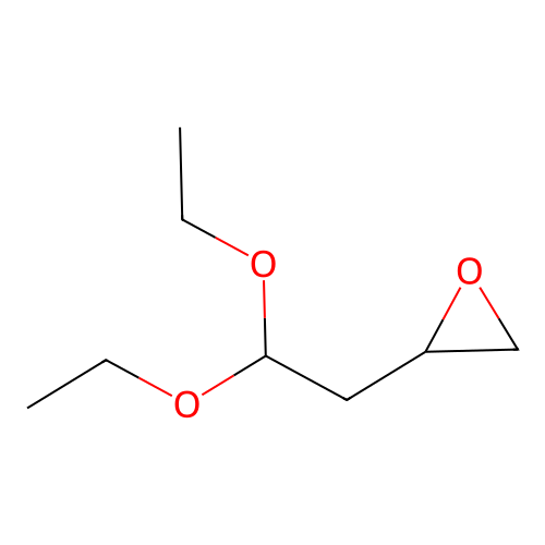 2-(2,2-Diethoxyethyl)oxirane structure
