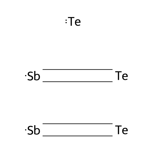 三碲化二锑 structure