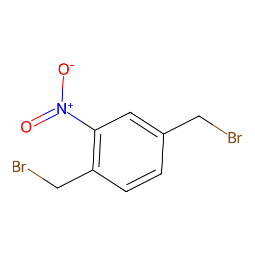1,4-Bis(bromomethyl)-2-nitrobenzene structure