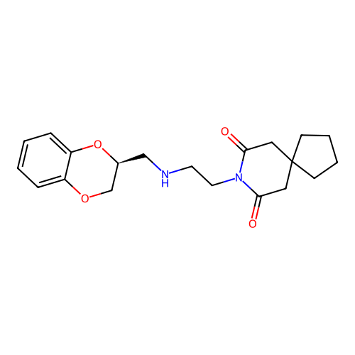 Binospirone, (S)- structure