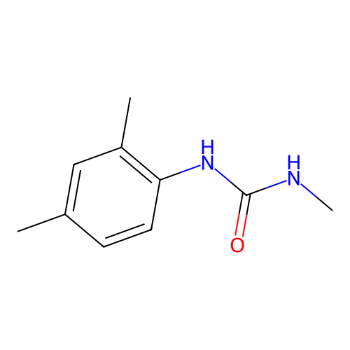 N-(2,4-dimethylphenyl)-N'-methylurea structure