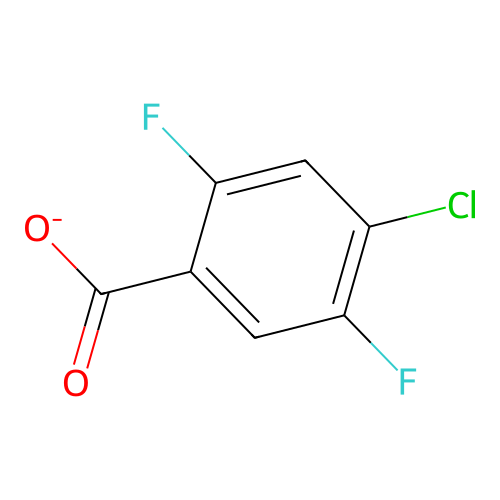 4-Chloro-2,5-difluorobenzoate structure
