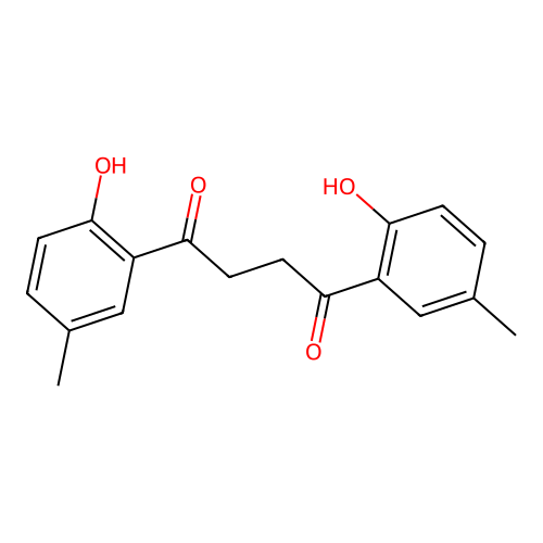 1,4-Bis(2-hydroxy-5-methylphenyl)butane-1,4-dione structure