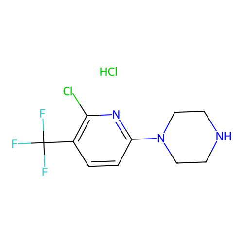 1-(6-Chloro-5-(trifluoromethyl)pyridin-2-YL)piperazine hydrochloride structure