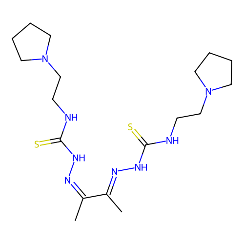 1-(2-pyrrolidin-1-ylethyl)-3-[(Z)-[(3Z)-3-(2-pyrrolidin-1-yl structure
