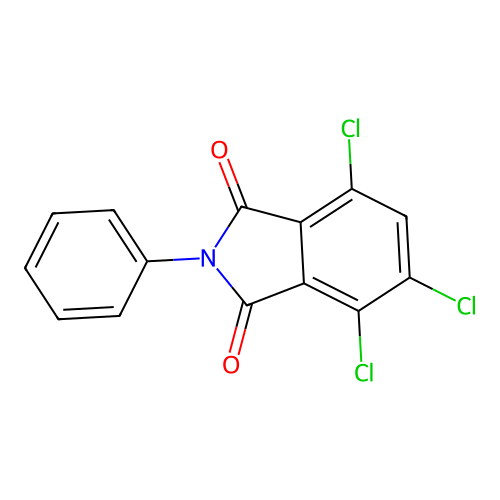 1H-Isoindole-1,3(2H)-dione, 4,5,7-trichloro-2-phenyl- structure