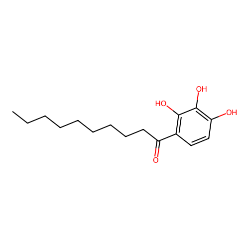 Nonyl 2,3,4-trihydroxyphenyl ketone structure
