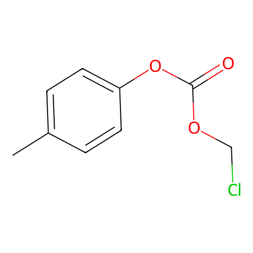 Chloromethyl 4-methylphenyl carbonate structure