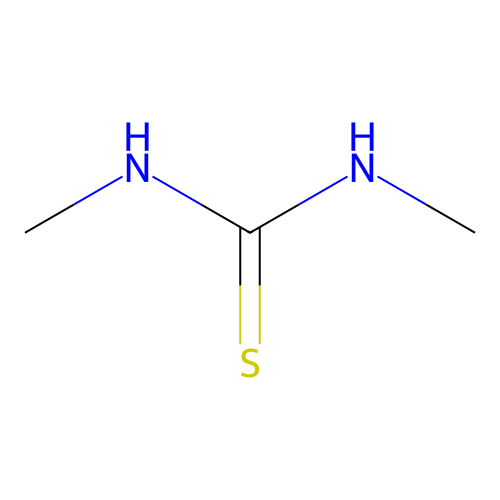 N,N'-Dimethylthiourea structure