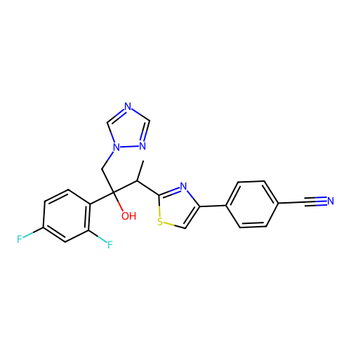 Ravuconazole structure