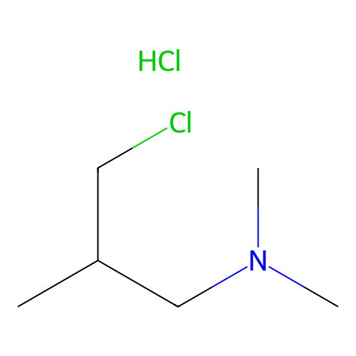 3-Chloro-2-methylpropyl(dimethyl)ammonium chloride structure