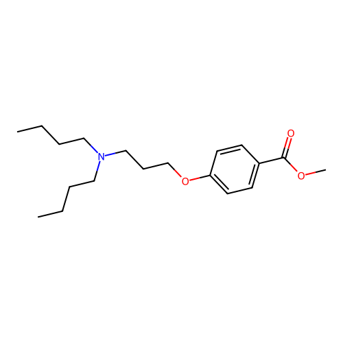 Methyl 4-(3-(dibutylamino)propoxy)benzoate structure