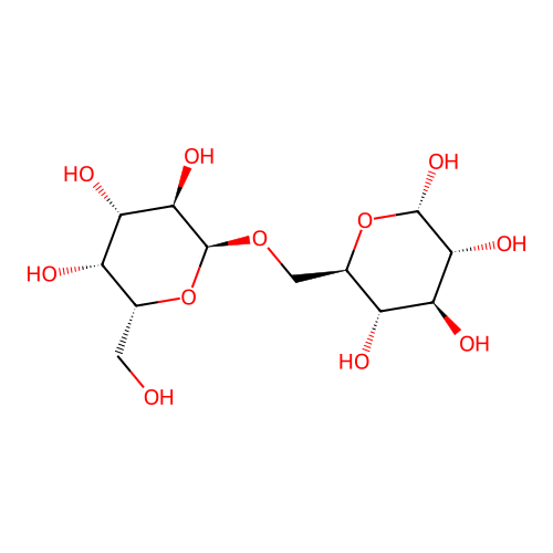 6-O-Alpha-D-Galactopyranosyl-Alpha-D-Glucopyranose structure