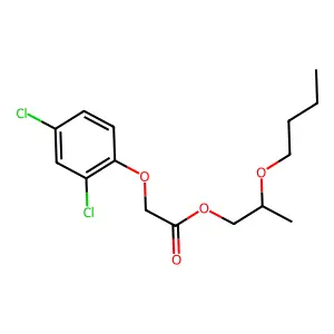2,4-D丙二醇丁醚酯 structure