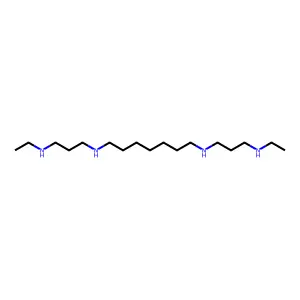N,N'-双(3-(乙氨基)丙基)-1,7-庚二胺 structure