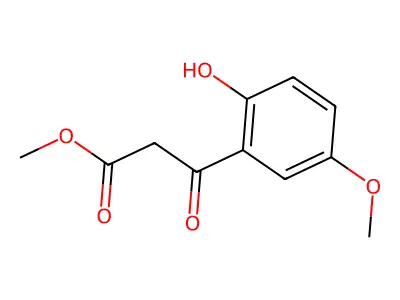 Methyl 3-(2-hydroxy-5-methoxyphenyl)-3-oxopropanoate structure