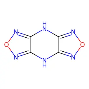 1H,5H-Bis[1,2,5]oxadiazolo[3,4-b:3',4'-e]pyrazine structure