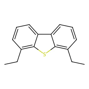 4,6-Diethyldibenzothiophene structure