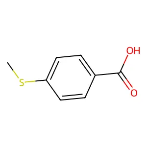 4-(甲硫基)苯甲酸 structure