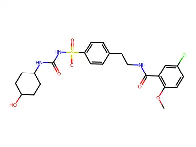 4'-Hydroxyglibenclamide structure