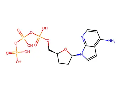 1,7-Dideaza ddATP structure