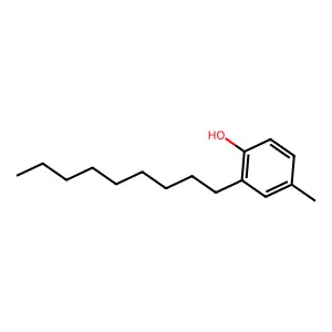 Phenol, 4-methyl-2-nonyl- structure