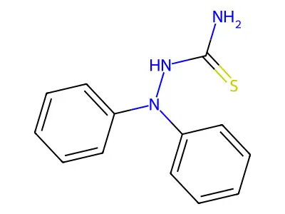 2,2-Diphenyl-1-hydrazinecarbothioamide structure