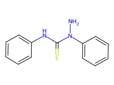 1-Amino-1,3-diphenylthiourea structure